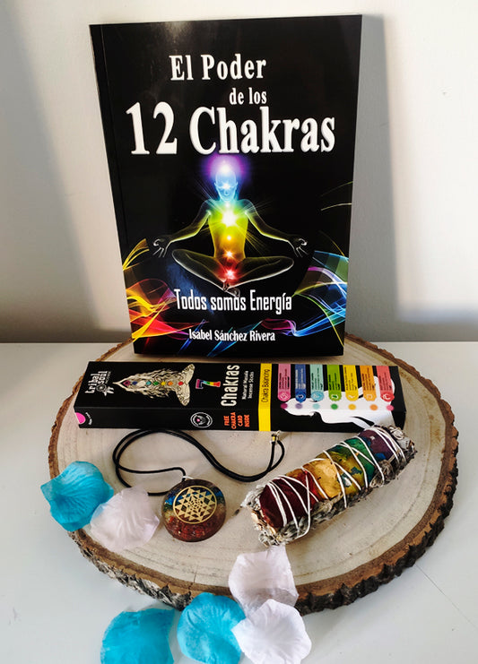 Libro 12 Chakras + Pack Chakras EQUILIBRIO Energético y ARMONÍA
